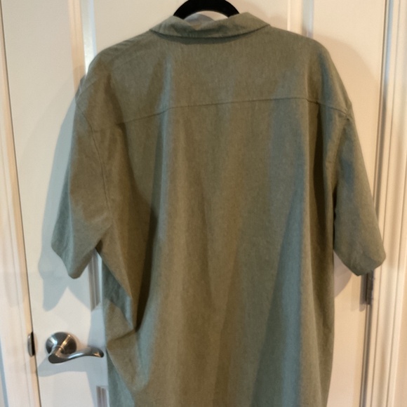 Zelos Short Sleeve Hybrid Shirt - XXL - Green Fade Heather - Picture 4 of 6